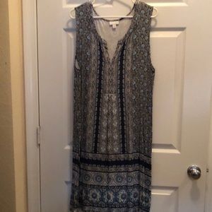 JJill printed summer dress